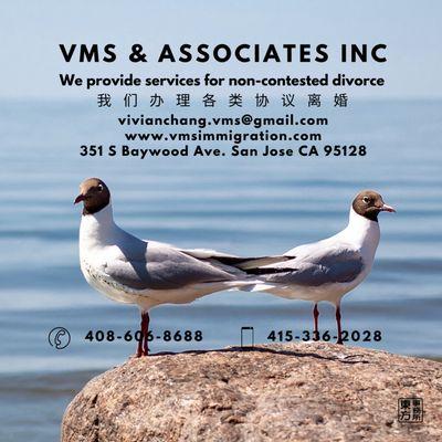 We provide services for non-contested divorce