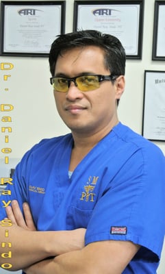 Dr. Daniel Ray Sindo, PT, DPT, Cert.MDT, ART, CKTP, CAMT  20yr experience in Physical Therapy and over 10 years Manual Therapy