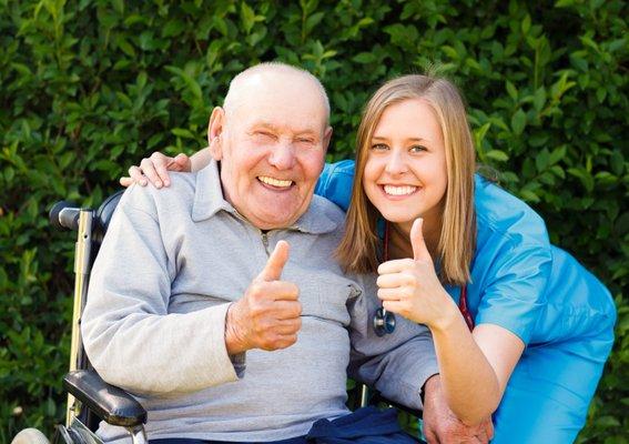 Its a Thumbs Up experience with Servaus Private Homecare!