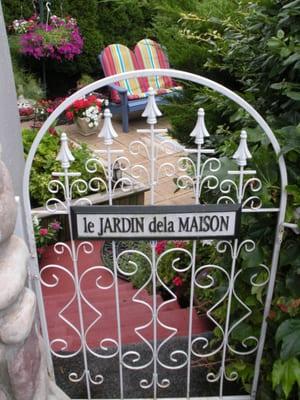 Gate leading to Patio Garden