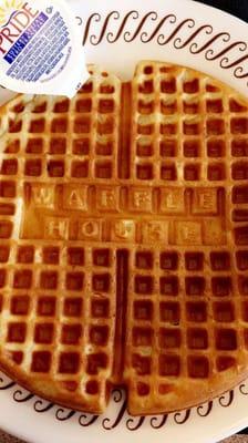 Fun waffles with their name!