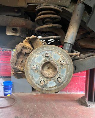 Brakes system needed repairs. Calipers, Rotors, Pads