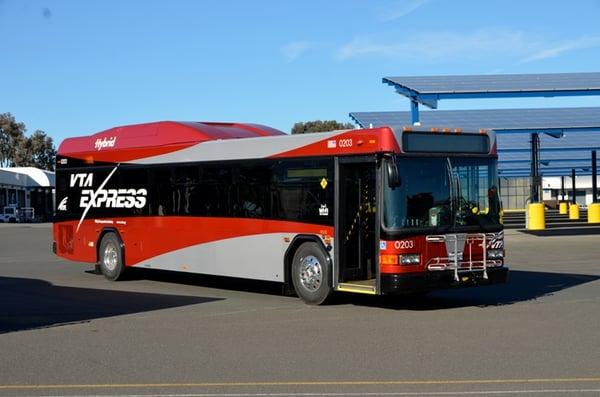 VTA Express Bus with FRE WiFi