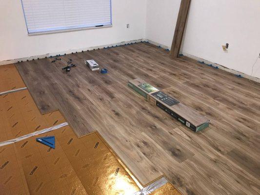 Laminate flooring