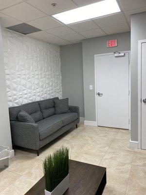 waiting room with couch