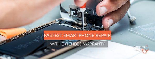 Smartphone Repairs same day with the industry's best warranty!