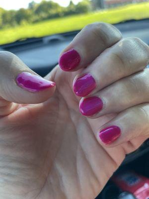 Manicure with shellac