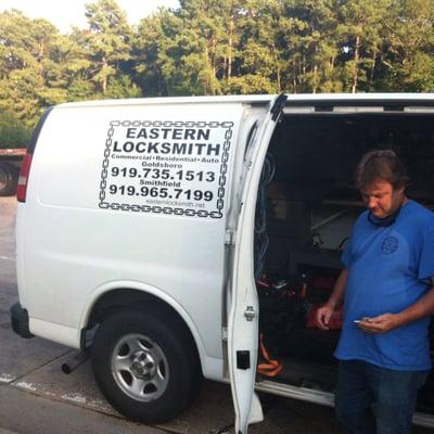 Buck Wiles----- very friendly helpful locksmith. He saved our day! :)