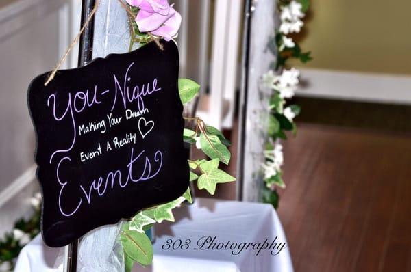 Wedding planned by You-Nique Events.