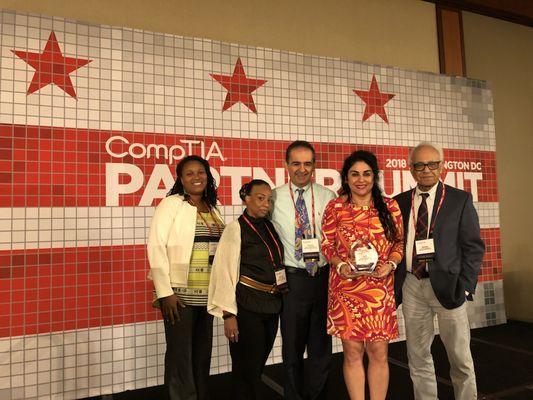 Getting ComPTIA Awards .