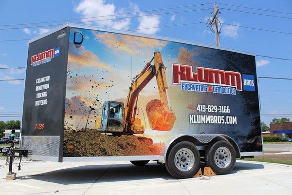 Trailer Wrap For Klumm Bros.