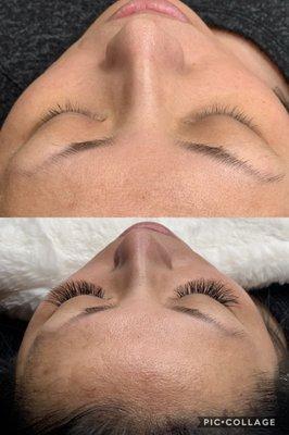 Full volume eyelash extensions