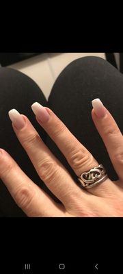 Ombre gel nail