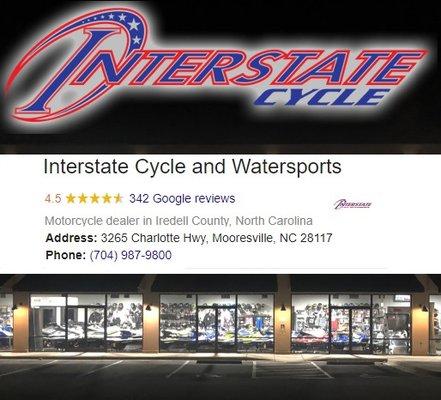 Interstate Cycle and Watersports - showroom