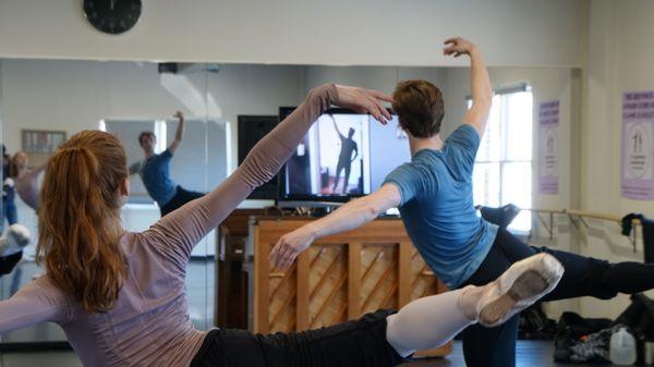 Catherine Hurlin and Aran Bell, ABT Soloists at GCCB Studios