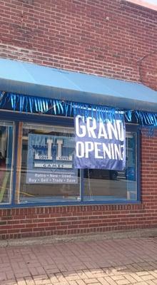 Grand opening!