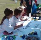 Girls Draw at Earth Day 2011