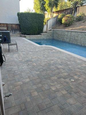 Pavers, stone work