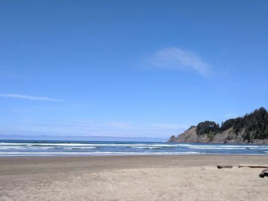 Cape Falcon, as seen from Short Sands Beach. Near Cannon Beach Oregon.