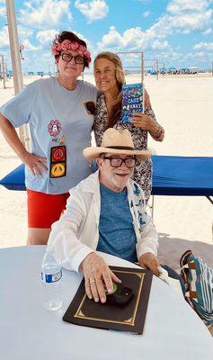 Naomi Shahib Nye and Jim Boone both local poets