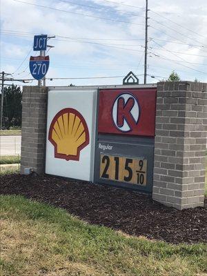 Shell Gas Station at 270 and Manchester