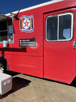 Exterior of food truck