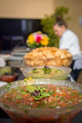 MCC Pool Party ! Endless Skys's Chips, Pico de gallo and Guacamole!