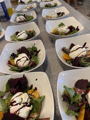 Burrata salad