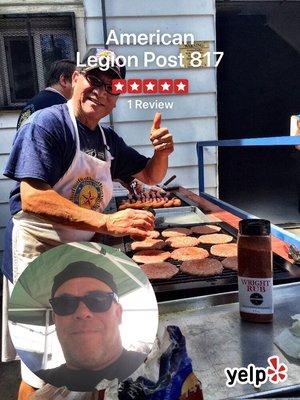 Labor Day Burgers & Dogs  With Wright Rub