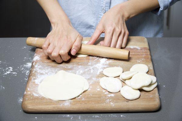 Our dumplings are completely hand made from scratch - the old fashioned way.