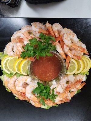 Fresh shrimp cocktail