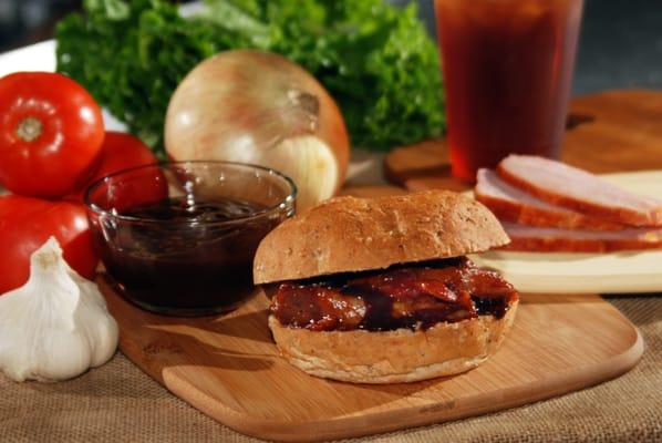 July 4th Special!  BBQ Pork Sandwich.  This one has become a favorite amongst Coke Zero 400 Race Fans!