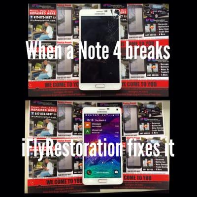 Note 4 Glass Repair