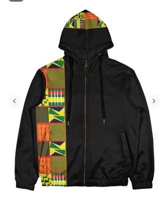 On Sale Now! Custom designed Mens Jacket. Matching Neck Gaiter Available!  https://teechip.com/stores/mens-afrocentric