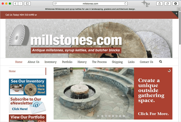 Millstones.com Website