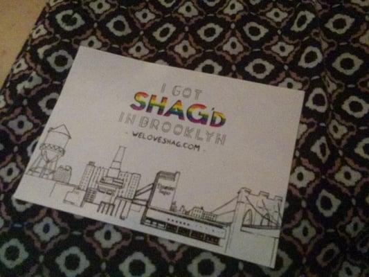 Love these shag'd stickers. Got a magnet too