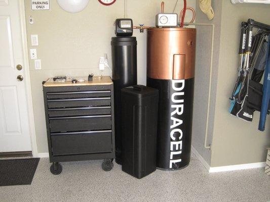 Water Softener and 11" square brine tank