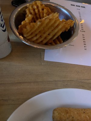 Waffle fries