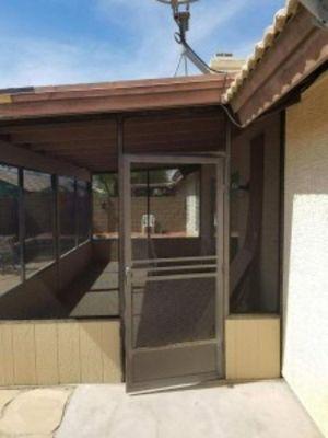 Screened in porch with superscreen mesh