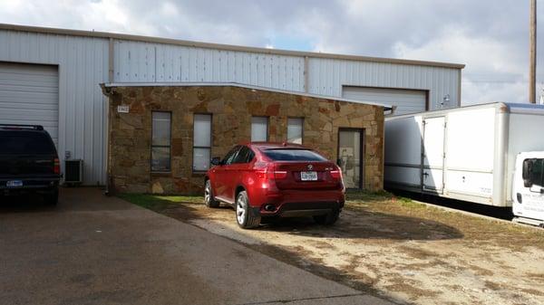 The warehouse they use for storage