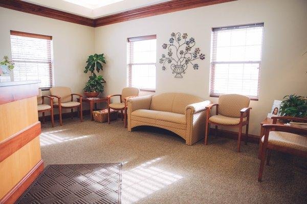 Greenwood Dental waiting room