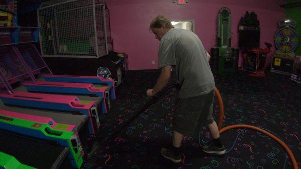 Sunnyside Bowling & Amusement Center carpet cleaning.