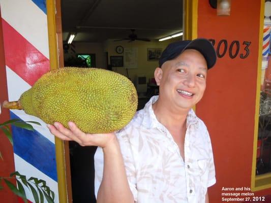 Get a load of that melon (or whatever it is) !