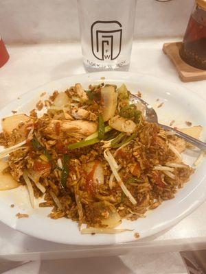 Shanghai Fried Rice With Chicken