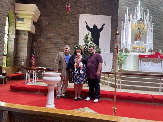 Baptism of my grandson