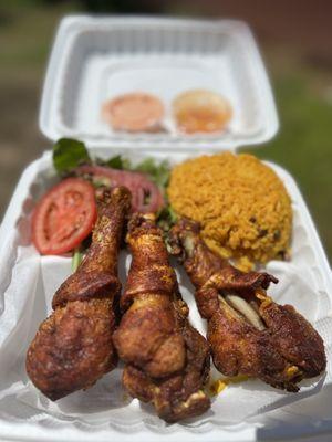 Pollo Frito/Fried Chicken Plate