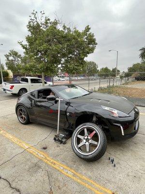 Installing tires