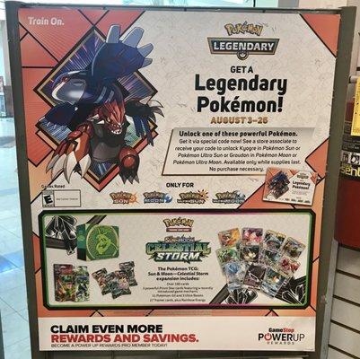 Get Kyogre and Groudon in your Pokémon Sun, Moon, Ultra Sun, and Ultra Moon games from 08/03/2018 to 08/26/2018.