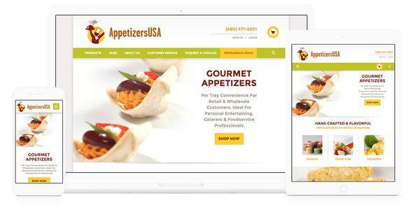 Custom responsive ecommerce website.