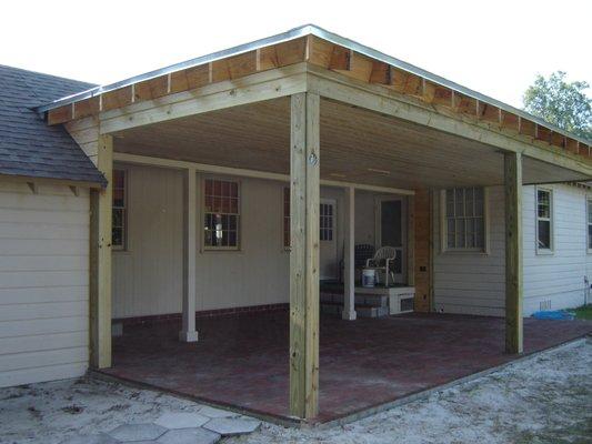 Jacksonville Sun Porch Patio Cover 32217 32223 Complete without paint